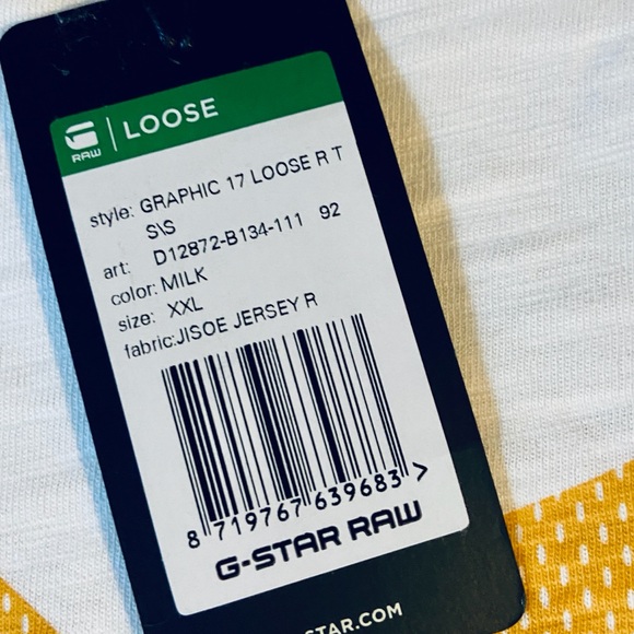 NWT Men’s GSTAR-RAW JERSEY TOP&Camo Mask(Pullover) - Picture 5 of 12